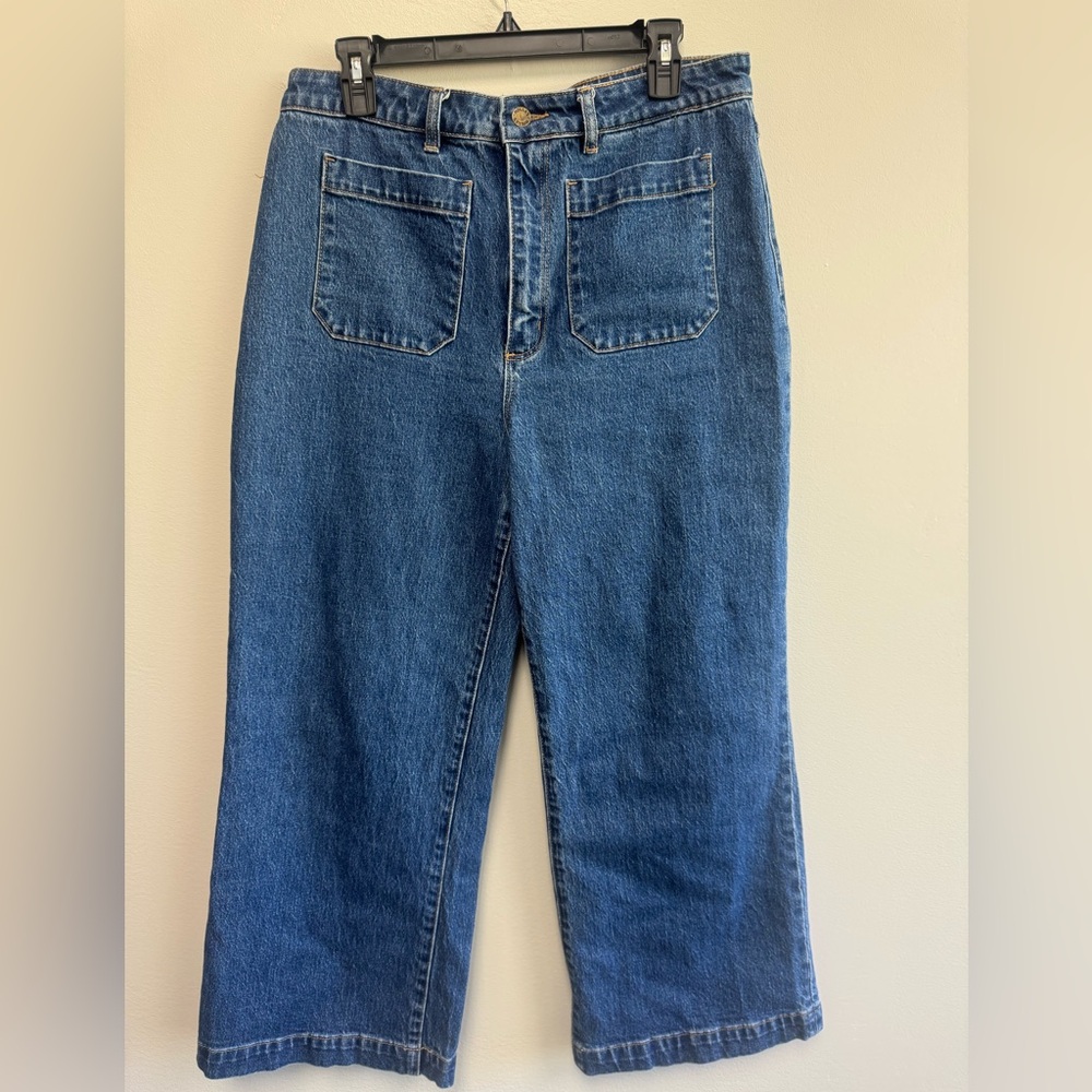 Rolla’s high rise wide leg jeans from Anthropologie size 33